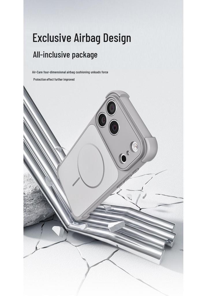 Магнитный чехол с защитой от падения для телефона Apple 17 Pro/Pro Max
