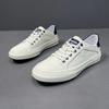 Men's shoes leather men's fashion 2026 summer breathable sports shoes versatile fashion board shoes