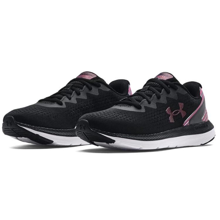 (WMNS) Under Armour Charged Impulse 2 Chroma 'Black Purple' Women's 3025065-001