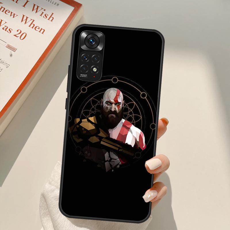 Чехол Kratos God of War для Xiaomi Redmi Note 11 Pro 8 9 11S 10S 9S Note 10 Pro Чехол для Redmi 10 10C 9A 9C