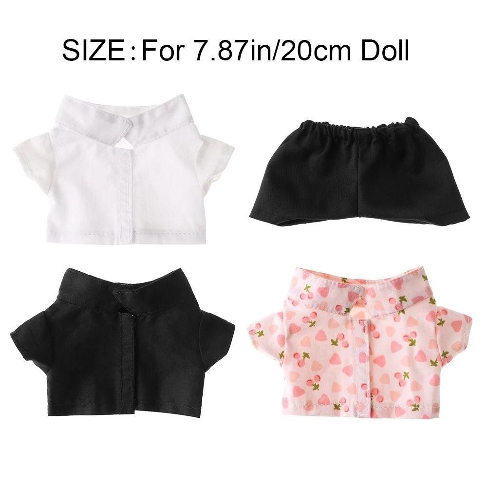 Kids Gift T-shirt Stuffed Doll Clothes Doll Clothes Doll Pants Doll Shirt Doll Plush Clothing
