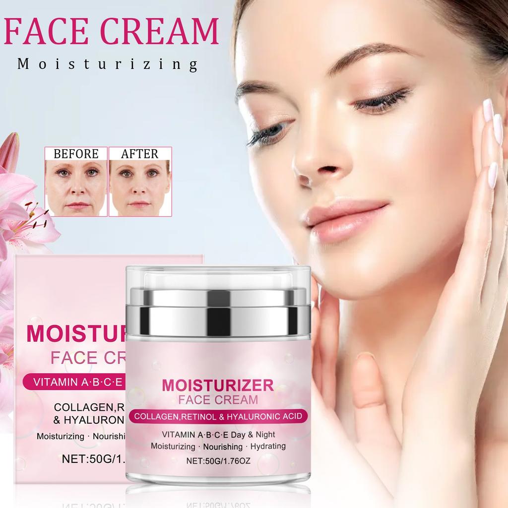 Увлажняющий и питательный крем Увлажняющий крем Питательный, Подсушивающий, Мягкое увлажнение, 50 г