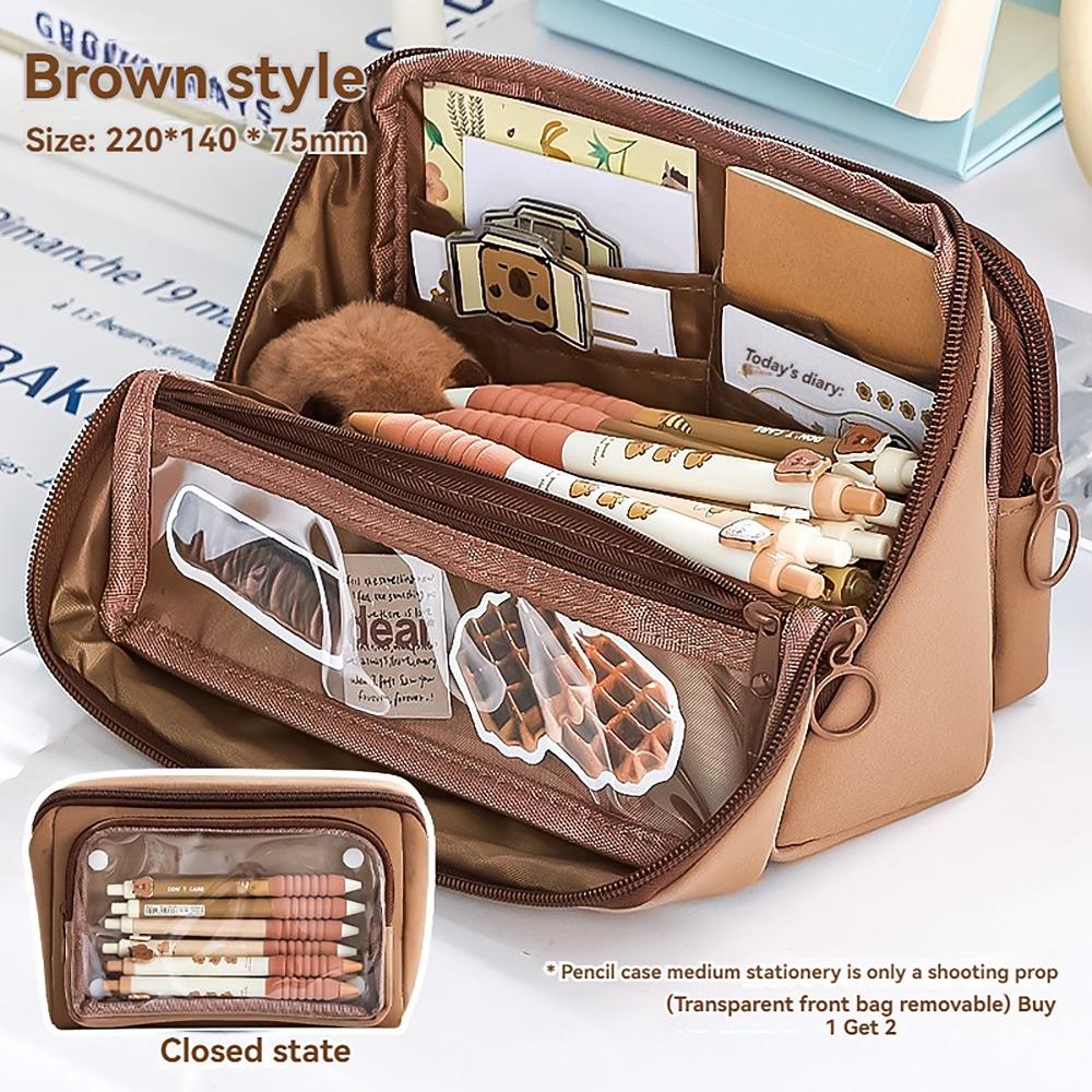 Multi-functional Pencil Case Detachable Stationery Organizer for Student Gift