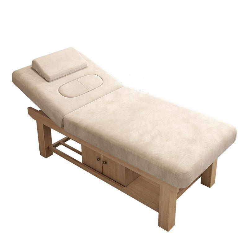 Solid Wood Massage Bed for Spa, Salon, and Traditional Chinese Medicine Treatments