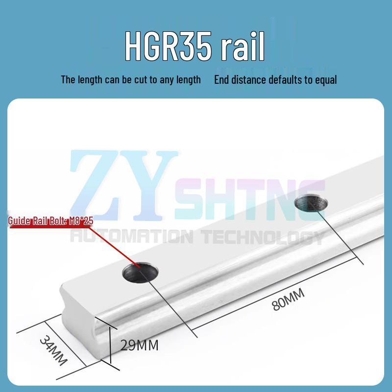 HIWIN Linear Guide Rail & Slider HGH/HGW Sizes 15-45