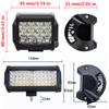 12V 24V LED Work Light Off Road Spot Flood Combo LED Light Bar for Truck Car 4x4 Boat ATV LED Headlights Fog Lights Car Products
