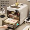 Desktop Drawer Storage Box With Lock Multi-layer Office A4 File Organizer Private Items Student Desk Cabinet