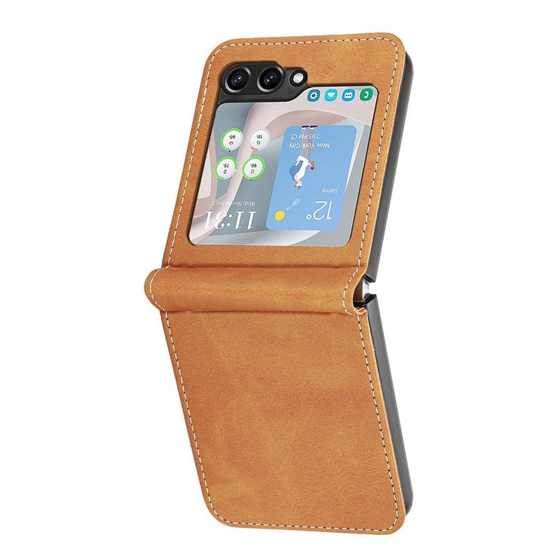Чехол для Samsung Galaxy Z Flip 6 5 4 3 Роскошный флип-чехол-кошелек из искусственной кожи с отделением для карт и подставкой