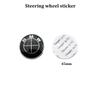 7Pcs Car Hood Front Rear Trunk Emblem Badge For BMW original Logo all black E36 E46 E53 E90 E60 E93 E87 G01 G20 X3 X5 F30 F20 X6