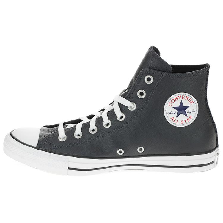 Converse CHUCK TAYLOR Повседневные Удобные Тонкая Подошва Нескользящие Износостойкие Полувысокие Кроссовки Универсальный Черный