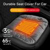 12V Heated Car Seat Cushion Comfortable Long Drive Comfort Cushion Universal Cushion for Automotive Cars SUV Truck Van Wheelchairs Gaming Chairs