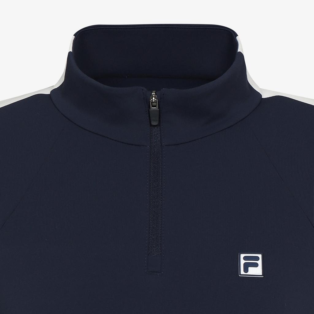 FILA Tennis Slim Fit Half-Zip Long Sleeve Tee (Fs263Rl11F001472)