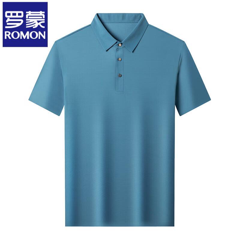 Romon Men's Ice Silk Quick-Dry Polo Shirt