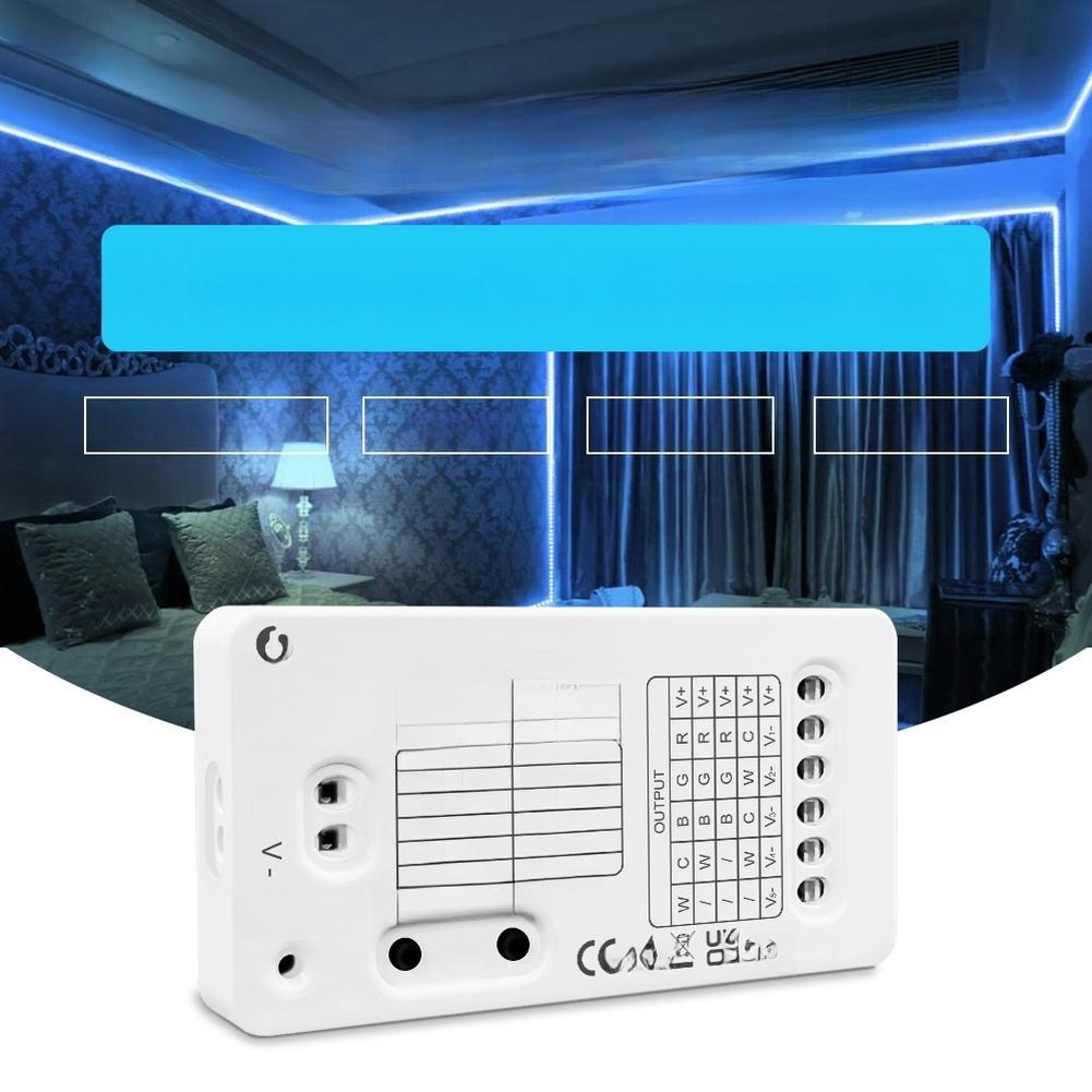 Умный светодиодный контроллер ДЛЯ ZIGBEE 3.0 5 в 1 RGB CCT RGBW Контроллер светодиодной ленты с поддержкой голосового управления и управления через приложение