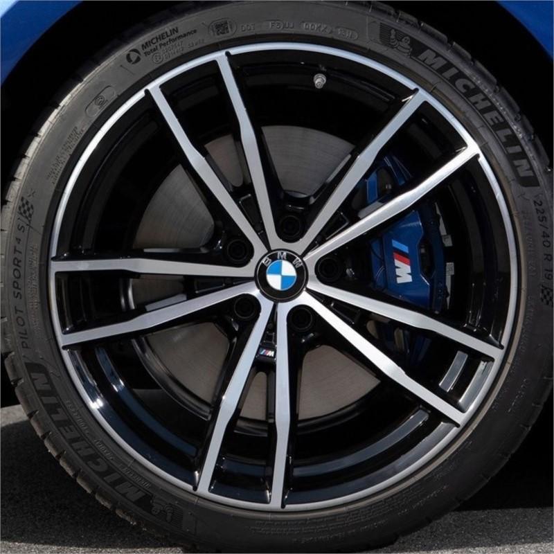 For BMW M 2026 New BMW X1 X3 X5 X6 X7 X4 F22 F23 F85 F86 F33 F34 F36 F10 F11 F18 F06 F12 F13 F01 4Pcs 68/56mm Car Wheel Hub Integrated Cover sbfu3