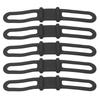 DUUTI 5pcs Bike Silicone Band Cycling Flashlight Handlebar Mount Holder Multipurpose Bicycle Straps for RidingBlack