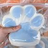 Large Cat Paw Squeeze Toy - Soft Sticky Silicone PVC Stress Relief Decompression Pinching Toy for Adults & Kids