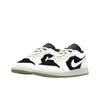 Jordan Air Jordan 1 Oreo Кожаные Устойчивые к истиранию Низкие Винтажные Баскетбольные Кроссовки Унисекс Черно-Белые 553558-092(Команда1119-)