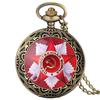 Старомодные Русские Советский Союз Российский Флаг Молоток Значки Серп СССР Ожерелье Армейский Военный Кулон Часы для Мужчин Женщин