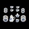 Tableware Dollhouse Miniature Tea Set Miniature Porcelain Tea Cup Set  Doll House Accessories