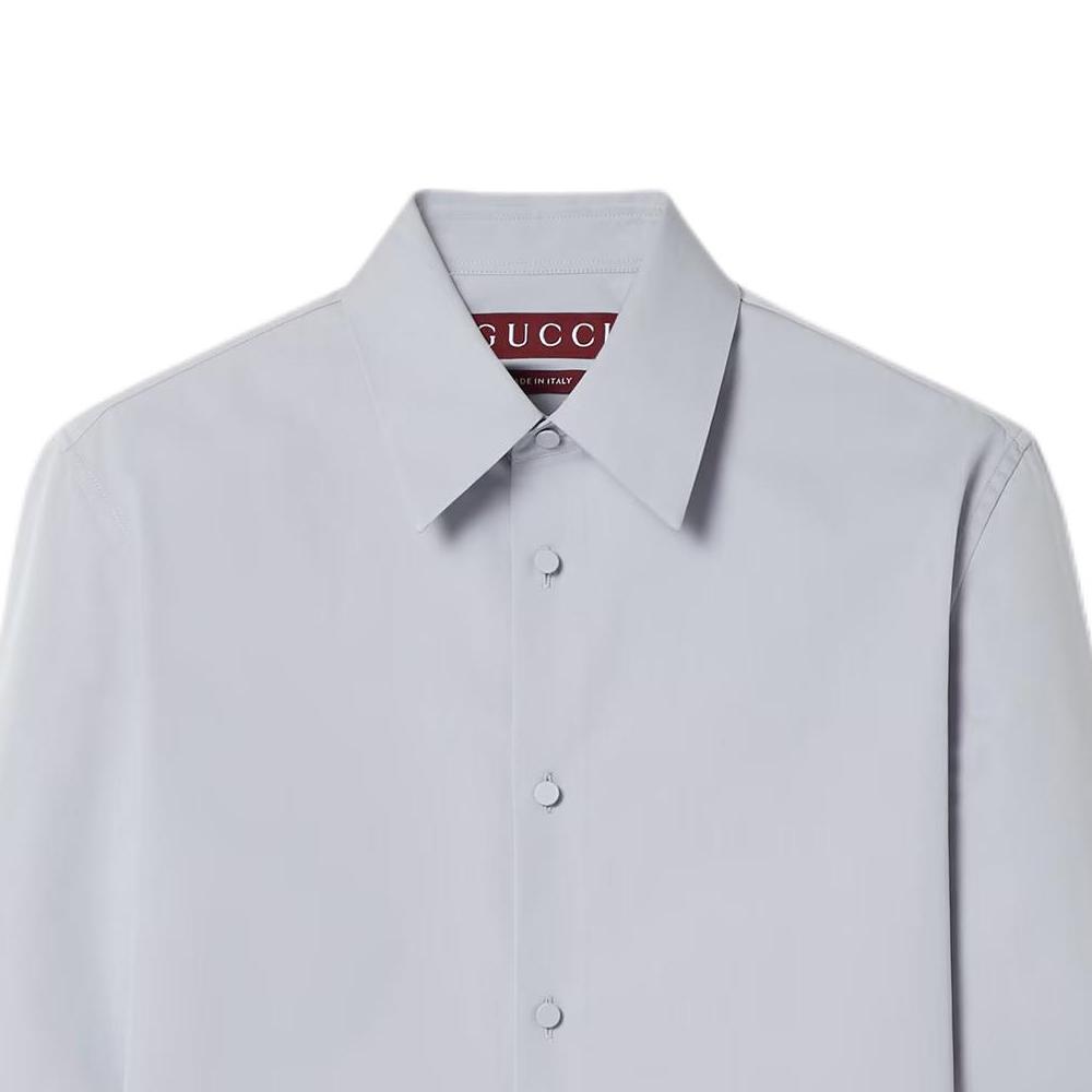 GUCCI FW24 Shirt Men's Light Blue 797217-ZAEC4-1239