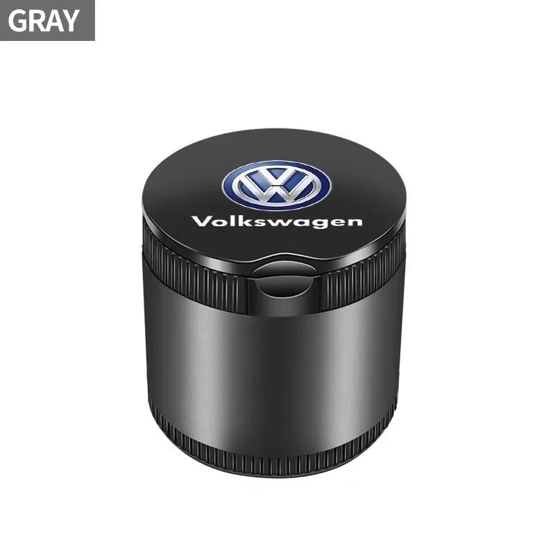 Car For Volkswagen VW Fashion Car Portable Car Ashtray LED Light Version For Volkswagen Tharu R Polo T5 GTI Tiguan Passat R-Lin