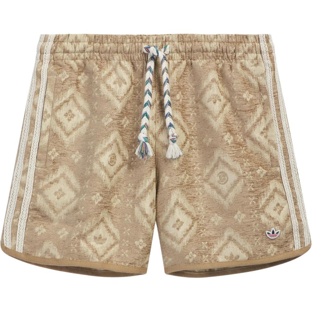 adidas Шорты AOP x CLOT от EDC Теплый песчаник Унисекс Низ Бежевый KE7068