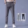 Весна-лето ультратонкие мужские эластичные узкие прямые повседневные брюки высокого качества модные дышащие спортивные брюки для гольфа