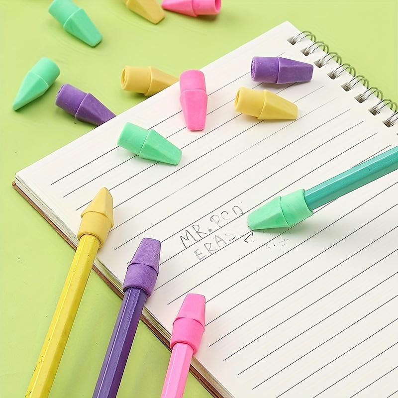 50pcs, Erasers for Pencils, Pencil Top Erasers, Eraser Caps,Topper Erasers, Perfect for Kids School and Office Supplies