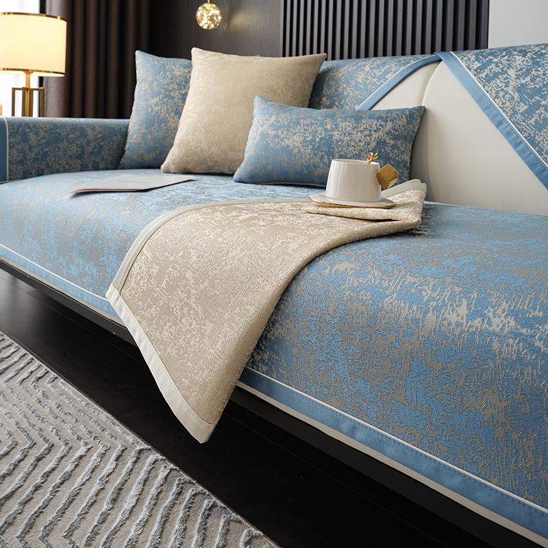 Подушка для дивана в стиле легкой роскоши, Нескользящий, Чехол для дивана премиум-класса, Всеобъемлющий, Скандинавский стиль, Простой чехол для подушки сиденья, Универсальный для всех сезонов