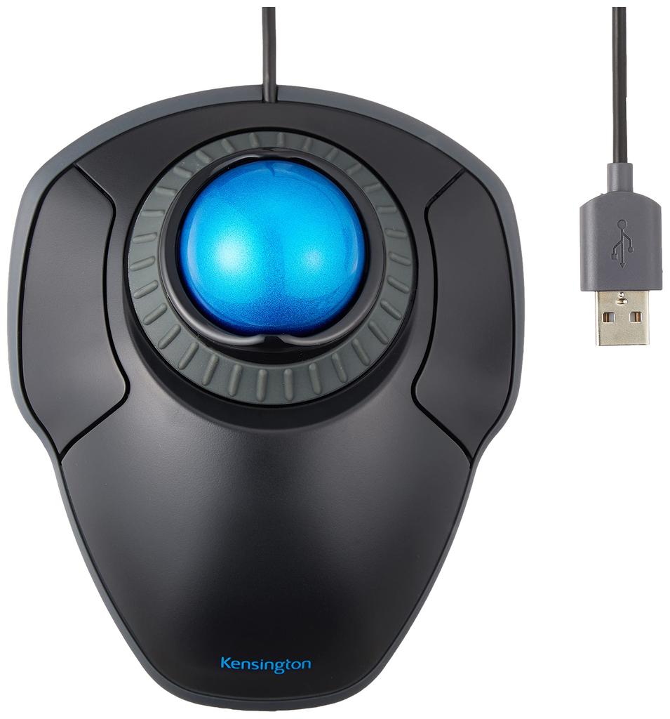 Kensington Orbit Trackball with Scroll Ring K72337JP Black