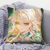 Zibai Genshin Impact Игровые Чехлы на Подушки для Дивана Дома и Декоративные Индивидуальные Наволочки