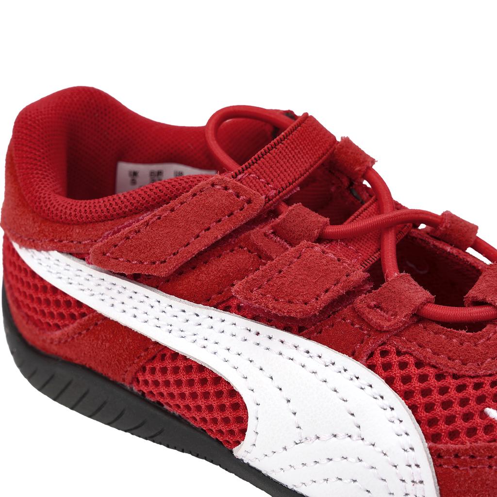 Puma Speedcat Go V Удобные Прочные Низкие Обувь для Ходьбы Детская Обувь Красный Белый 408434-02