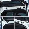 Black ABS Tailgate Screw Protection Cover Trim For Toyota Prado LC250 2024+