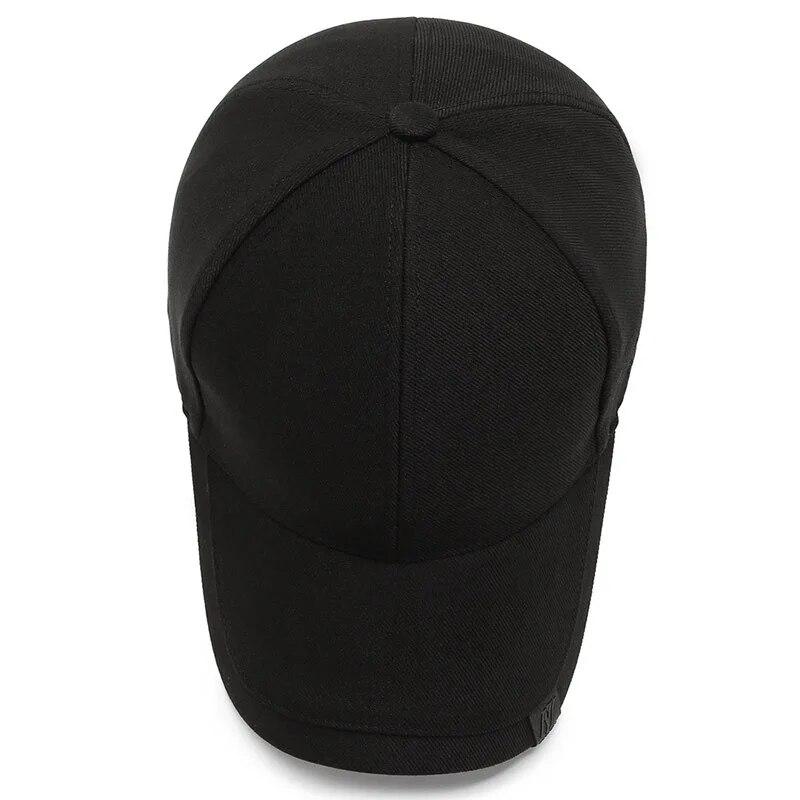 Hat Men's Tide Sunshade Cap Korean Men's Sun Hat Black Ins Tide Simple Casual And Versatile Baseball Cap