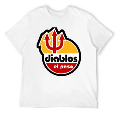 Defunct El Paso Diablos Baseball 1985 T-Shirt Football T Shirt Anime Shirt Black T-shirts for Men