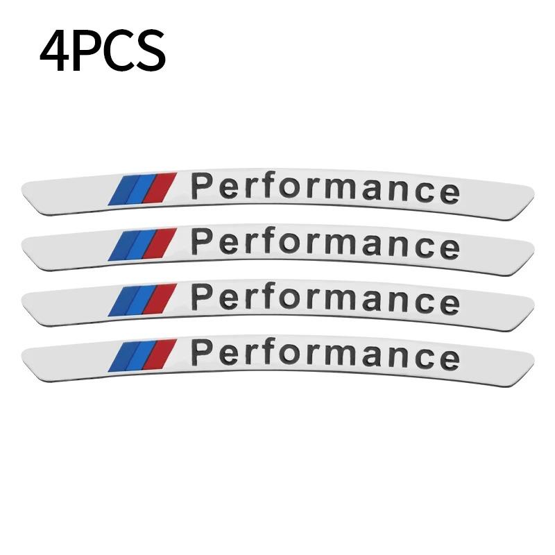 JKGN2 4Pcs Aluminum Car Styling Wheel Hub Badge Tire Rim Stickers For BMW M Emblem E46 E36 E34 F10 E90 F30 E60 F30 E53 E30 E92 E87