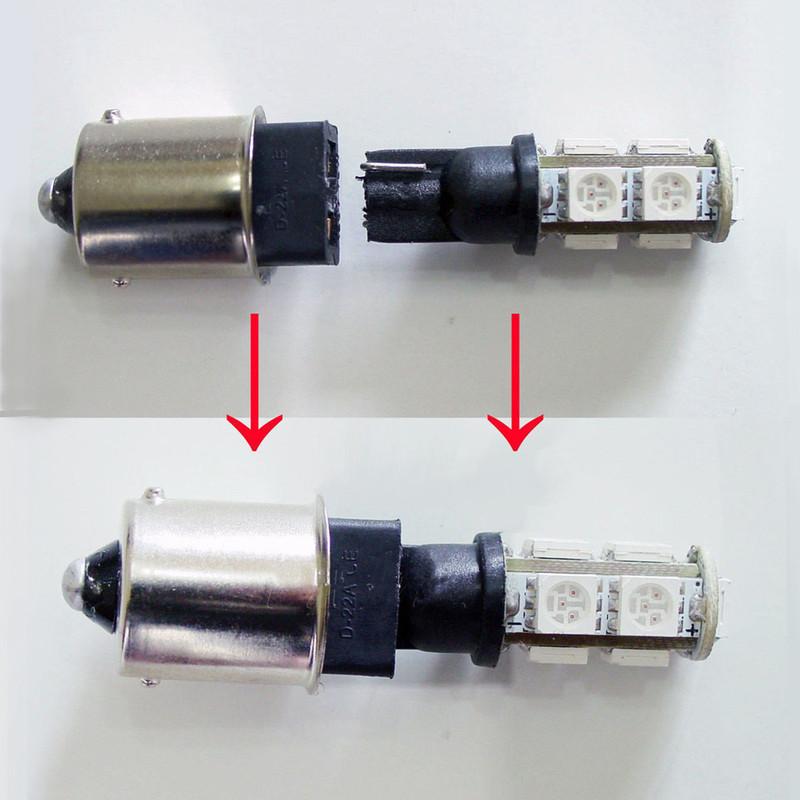 2 шт. T10 W5W 168 194–1156 Ba15s светодиодный светильник, цоколь лампы, адаптер преобразователя, гнездо трансформатора