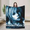 Silent Hill Game Blanket Super Warm Aesthetic Plush Throw for Outdoor Picnic Flannel Bedspread Bed Cover