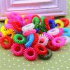 10 Pcs Plastic Hair Ties Spiral Hair Ties No Crease Coil Hair Tie Ponytail