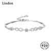 Линдон циркон браслет ювелирные изделия геометрические бусины браслеты-цепочки модный тонкий свадебный подарок для подруги женщин