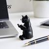Декор для кабинета, 3D-печатная фигурка читающего кота, Декоративное украшение с утяжеленным нескользящим основанием, Украшение для книжной полки, Интеллектуальная статуэтка
