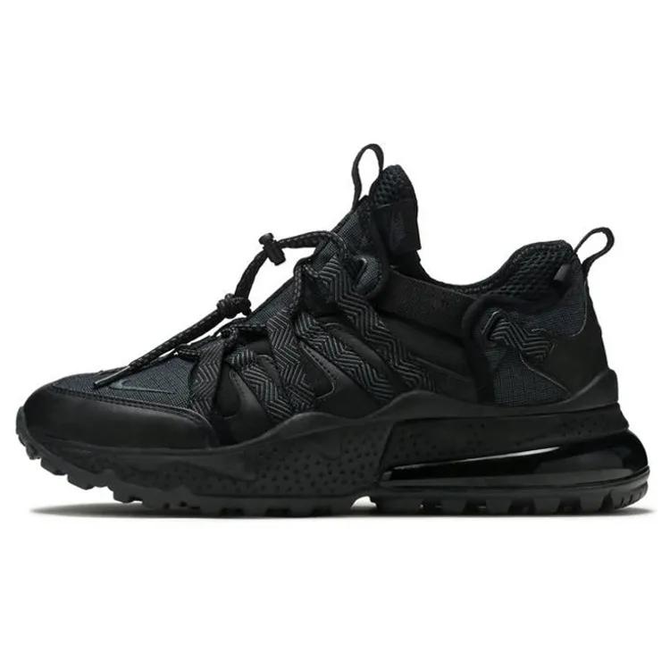 Nike Air Max 270 Bowfin 'Triple Black' (Unisex) Black / Black-Anthracite Running Shoes AJ7200 005