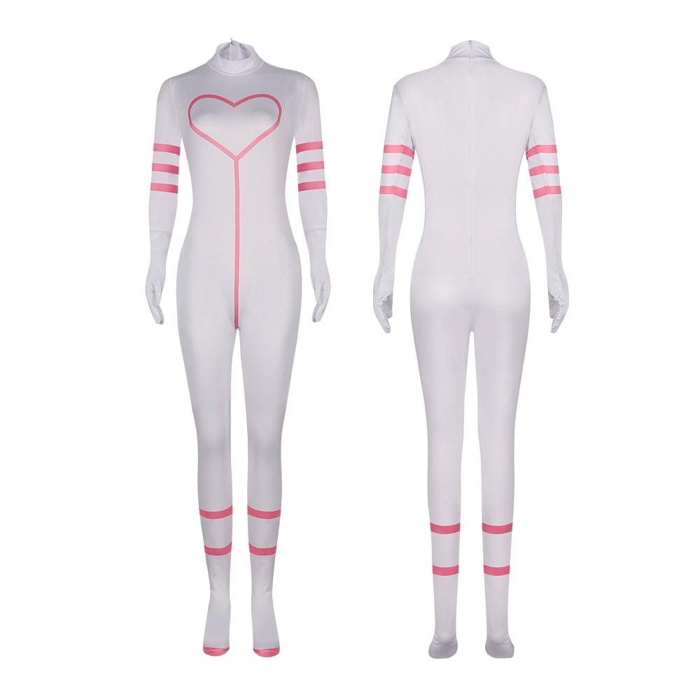Hotel Hazbin Angel Dust Cosplay Costume Jumpsuit Cartoon Halloween Fashion Party