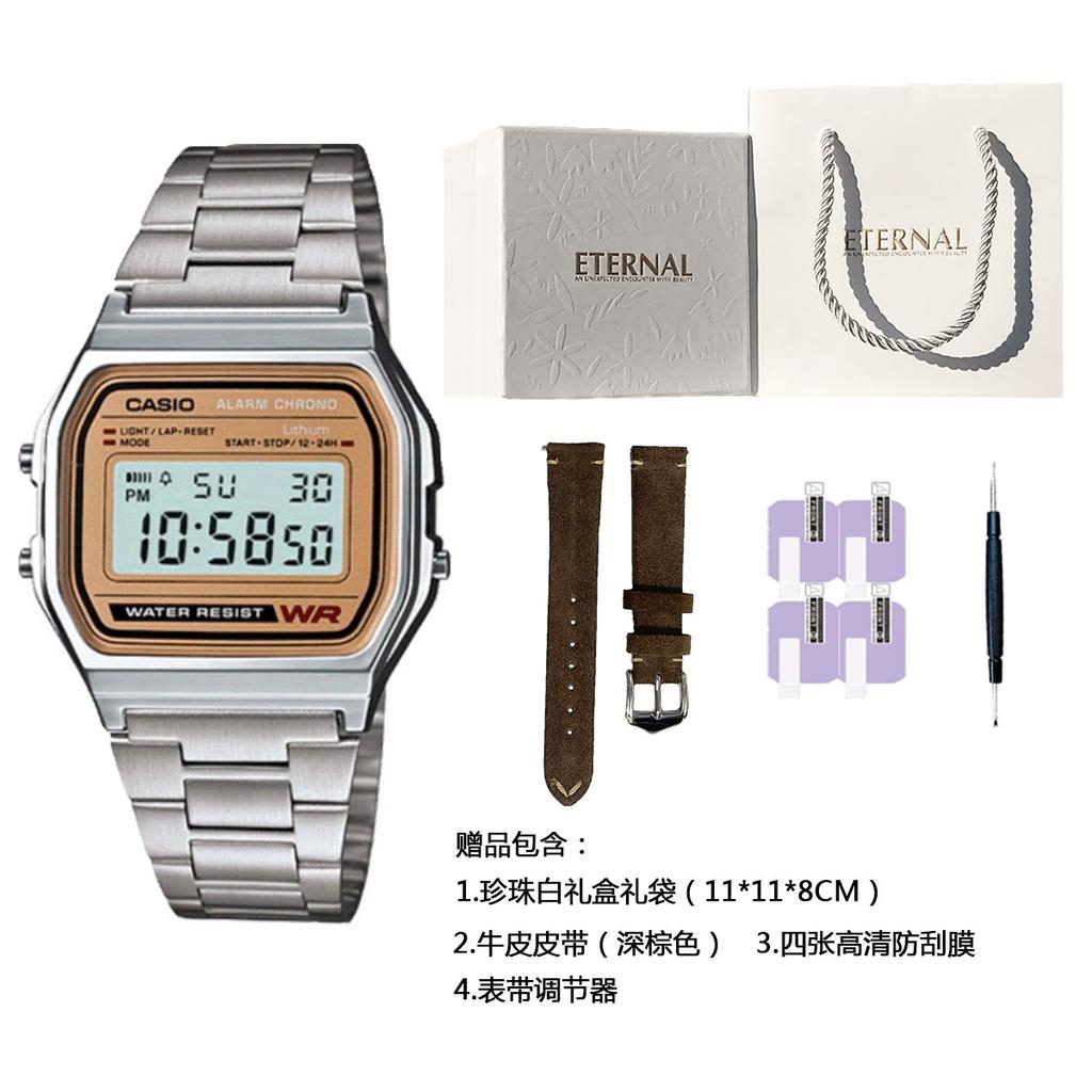 Casio Мужские часы VINTAGE Series Серебристые A158WEA-9 A158WEA-9