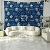 Toronto Maple Leafs Wall Tapestry Aesthetic Wall Hanging Printed Fabric Blanket Decorative Tapestries for Bedroom Living Room Home Decor