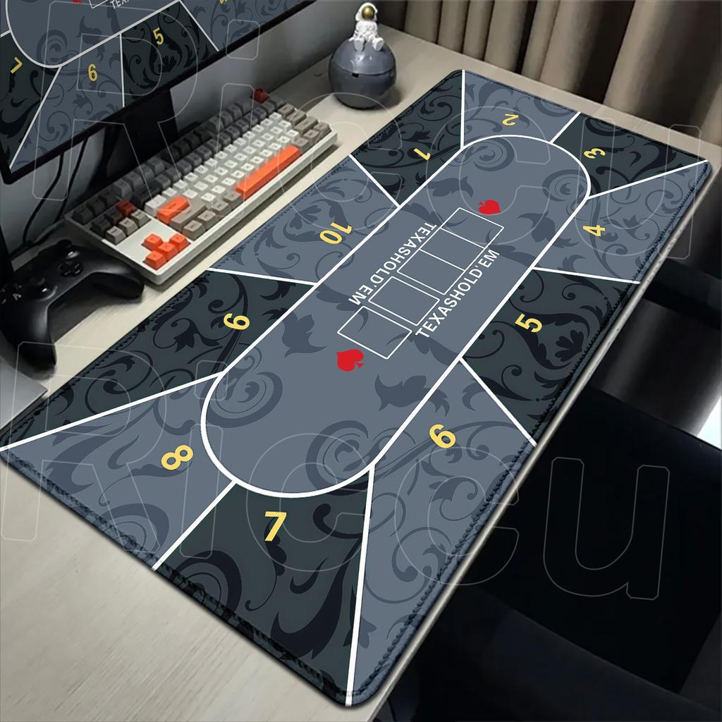 Multiple Size Poker Layout Rubber Antislip Base Carpet XXL Large Texas Holdem Desk Mat Craps And Roulette Office Gaming Mousepad