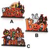 Table Ornament Halloween Party Activity Desktop Decoration DIY Craft Wooden Ornament for Home Decor