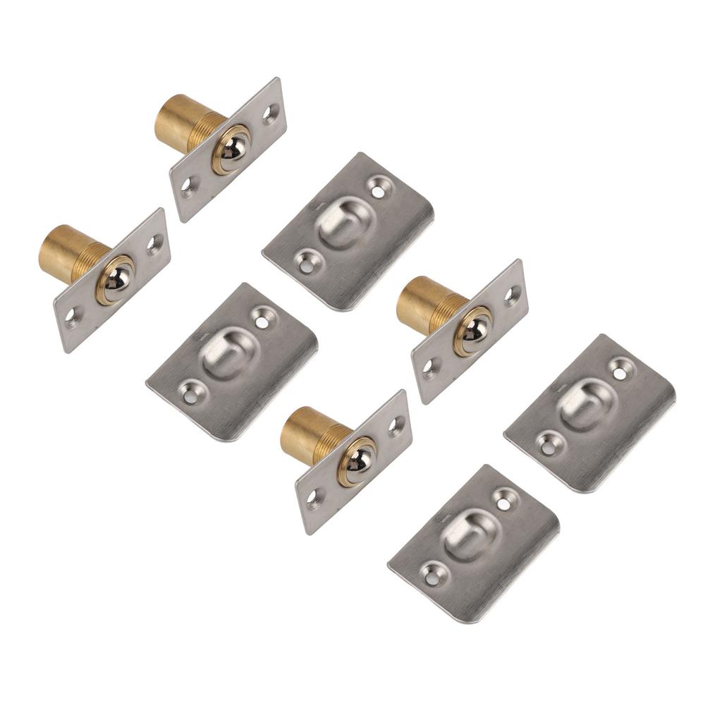 4 шт. Дверной шариковый фиксатор из цельной латуни, регулируемый пружинный шариковый замок для шкафа, кладовой
