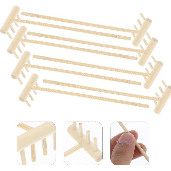 Sewroro Mini Zen Sand Rakes Miniatures 48 Pcs Zen Rake Mini Zen Garden Rakes Meditation Sand Desktop Sand Box Accessories Garden Rake Dining Table